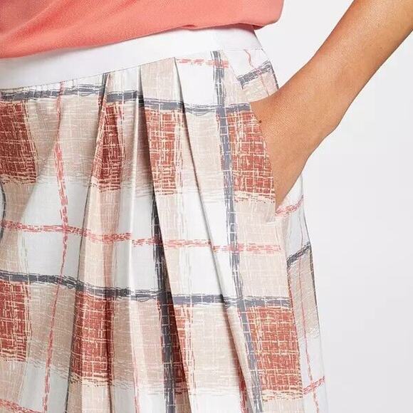 Lady Hagen Tweed Plaid Flounce Pleated Golf Skirt Skort Womens NWT Sz XXL 2XL - Picture 4 of 5